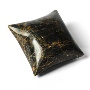 Cushion Mermer Obje Kahverengi - TepeHome