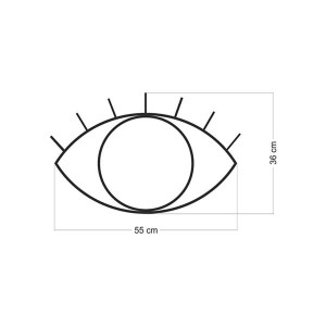 Cyclops Bakır Dekoratif Ayna - 3