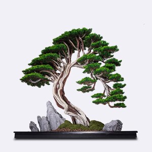 Deadwood Bonsai Tree Saksılı Çiçek - TepeHome (1)