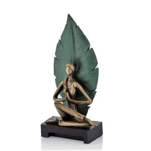 Dekoratif Küçük Yapraklı Yogacı Kadın - TepeHome