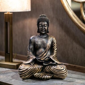 Dekoratif Obje Meditasyon Yapan Buddha - TepeHome (1)