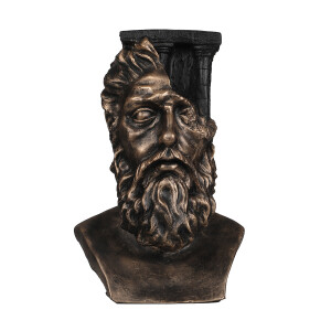 Dekoratif Obje Olimposlu Zeus Büst - TepeHome