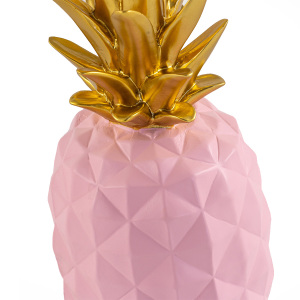 Dev Ananas Pembe Gold Dekoratif Obje - TepeHome (1)
