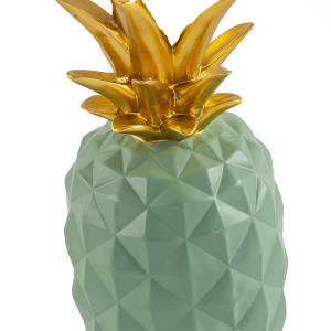 Dev Ananas Yeşil Gold Dekoratif Obje - TepeHome (1)