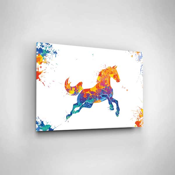 Digi-Art Colored Horse Cam Tablo - 3