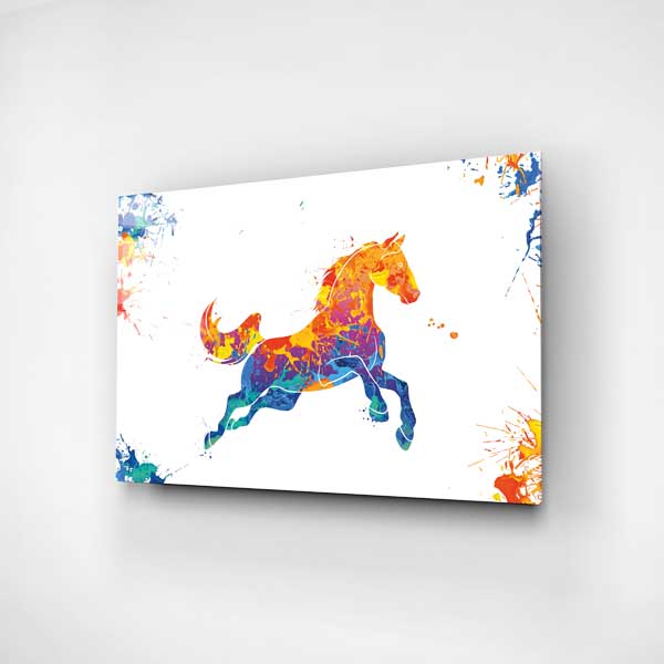 Digi-Art Colored Horse Cam Tablo - 4