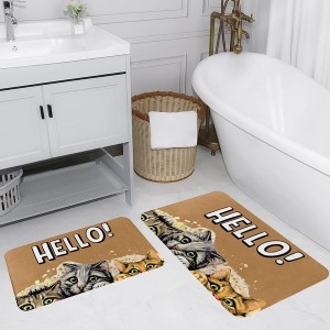 Dij. Baskılı 2'Li Banyo Paspas Tkm1 - TepeHome (1)
