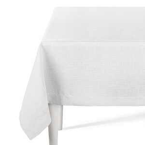 Dikdörtgen Masa Örtüsü Beyaz 150x230 cm - TepeHome