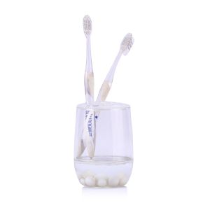 Diş Fırçalık Beyaz Akrilik 8X8X11Cm - TepeHome