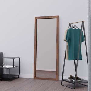 Drıe Dekoratif Boy Aynası Doğal Ahşap - TepeHome