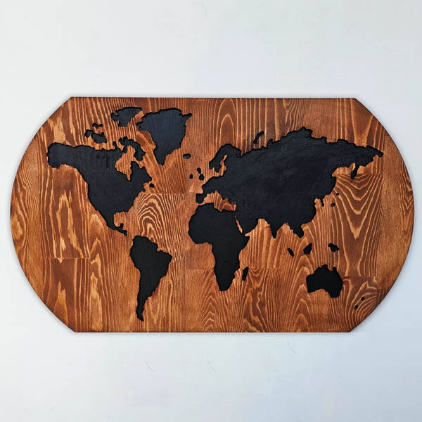 Earth Solid Wood Ahşap Tablo - 1