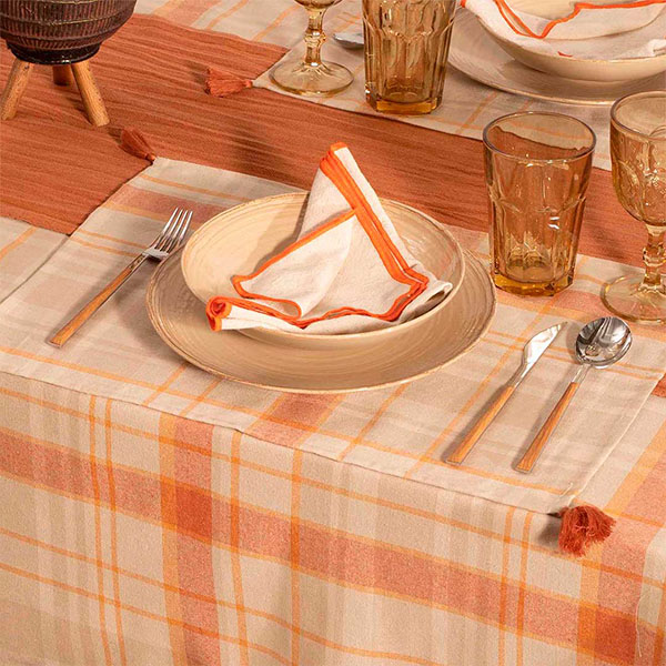 Ekose Amerikan Servis 45X30Cm - 4 Lü Set - 1