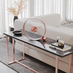Endless Rose Gold Dekoratif Masa Saati - 3