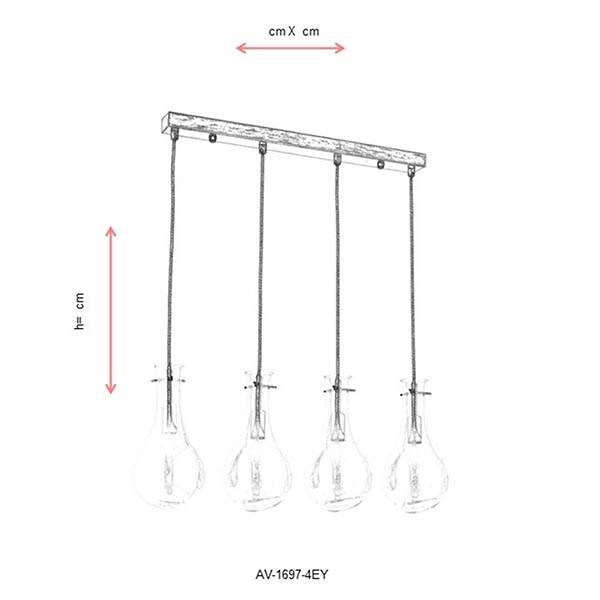 AP-65245-1E Eskitme Aplik 20x27 - 2