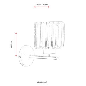 Ap-65244-1E Eskitme Aplik 20X27 - TepeHome (1)