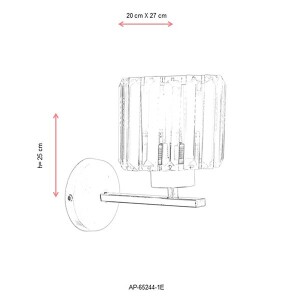 AP-65244-1E Eskitme Aplik 20x27 - TepeHome (1)