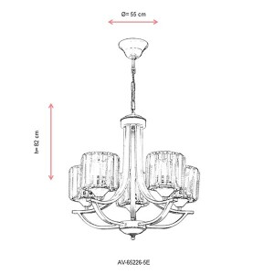 Av-65226-5E Eskitme Modern Avize - TepeHome (1)