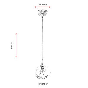 Av-1776-1F Eskitme Modern Avize - TepeHome (1)