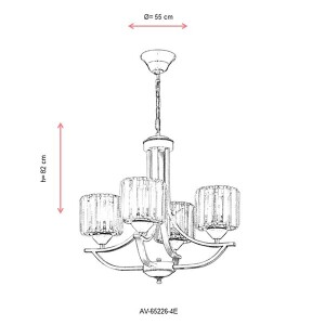 Av-65226-4E Eskitme Modern Avize - TepeHome (1)
