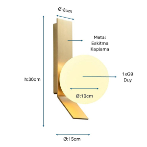 Eskitme Modern Duvar Apliği 1241-ap-1e - TepeHome