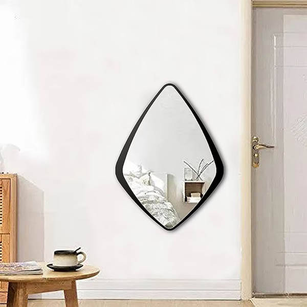 Estetik Ahşap Ayna Ev Dekorasyonu 56x76 - 3