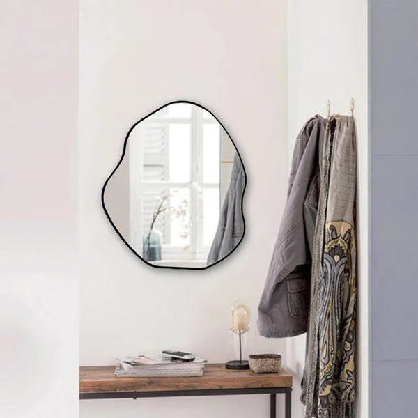 Estetik Ahşap Banyo Aynası 40x47 - 3