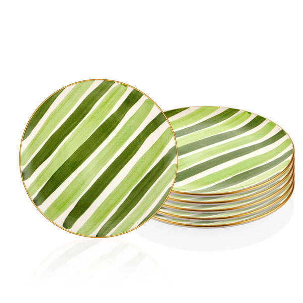 Fez Servis Tabağı 6lı Set - 26cm Yeşil - 2