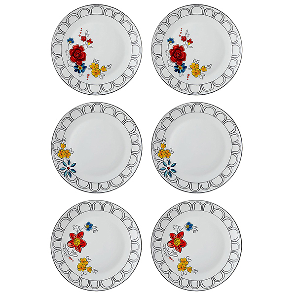 Fiore Servis Tabağı 6 Kişilik - 1