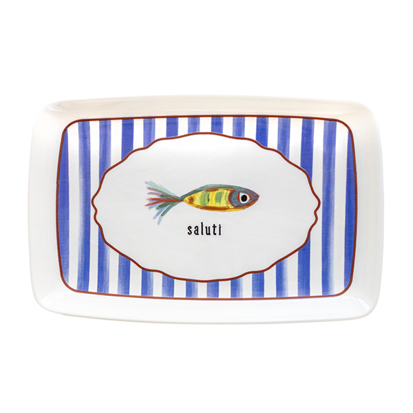 Fish Dikdörtgen Servis 34x25 cm - 1