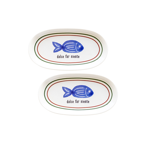 Fish Oval Servis 2li 21 cm - 1