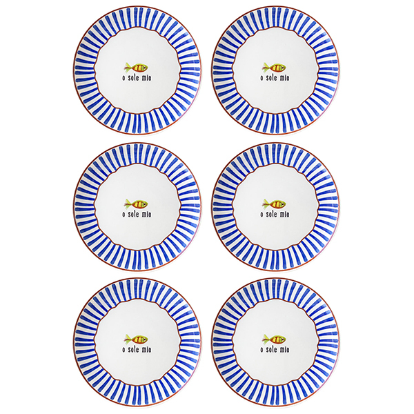 Fish Servis Tabağı 6lı Set 26 cm - 1