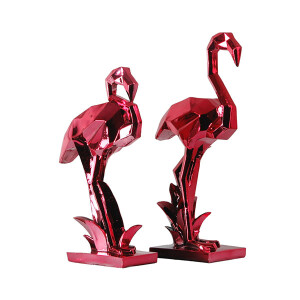 Flamingo Figür Küçük Boy Gold - TepeHome