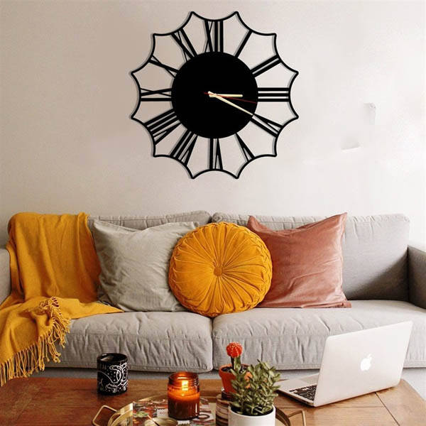 Florya Dekoratif Metal Duvar Saati - 4