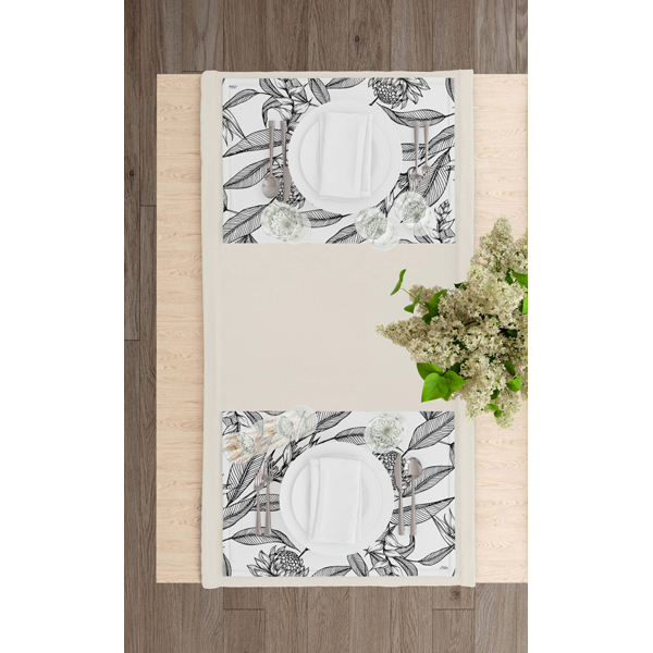 Flower- 6 Amerikan Servis 6 Lı Set - 50 - 3