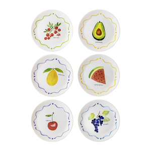 Furutta Pasta Tabağı 6lı Set 19 cm - TepeHome