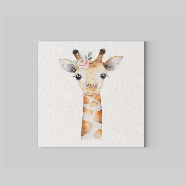 Giraffe Kanvas Tablo - 1