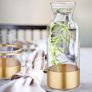 Glam Başucu Sürahisi Gold - TepeHome