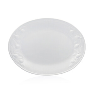Grande Servis Tabağı Beyaz 40 cm - TepeHome