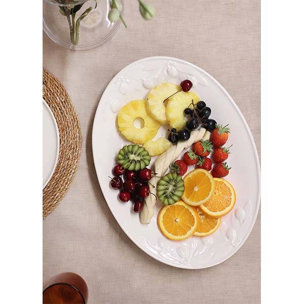 Grande Servis Tabağı Beyaz 40 cm - 3