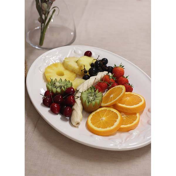 Grande Servis Tabağı Beyaz 40 cm - 4