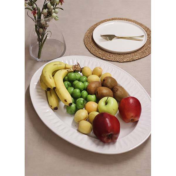 Grande Servis Tabağı Beyaz 41x31 cm - 2