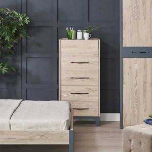 Gray Yüksek Şifonyer - TepeHome