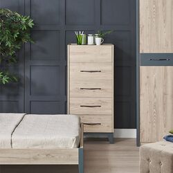 Gray Yüksek Şifonyer - TepeHome (1)