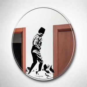 Gümüş Çizgili Atatürk İmzalı Ayna - 2