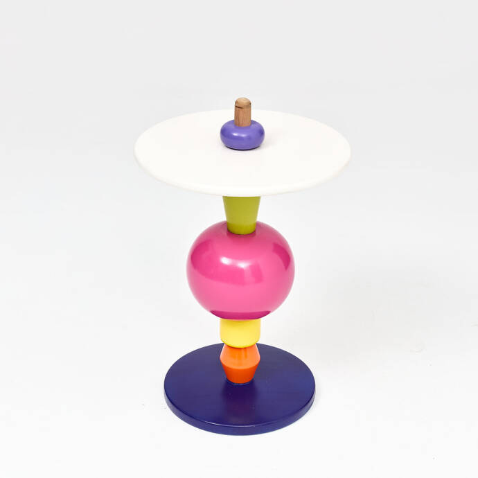 Hareketli Pembe Yan Sehpa - 1