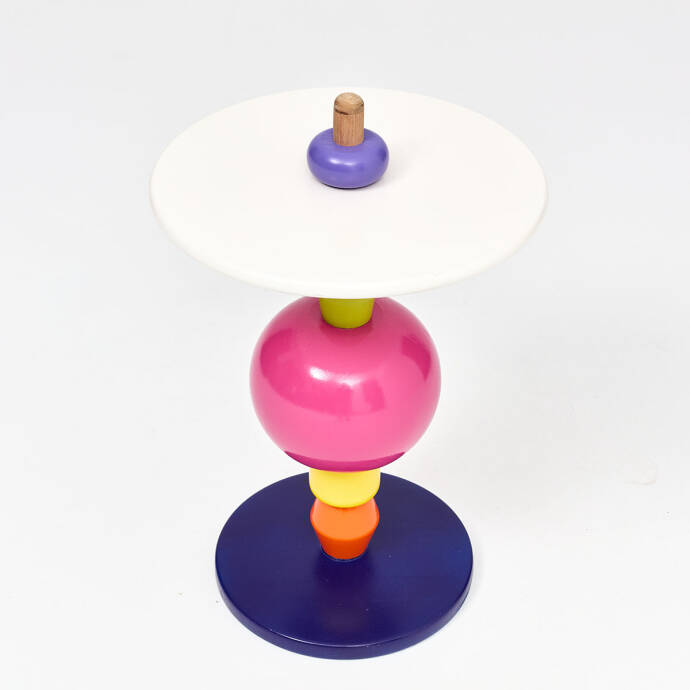 Hareketli Pembe Yan Sehpa - 5