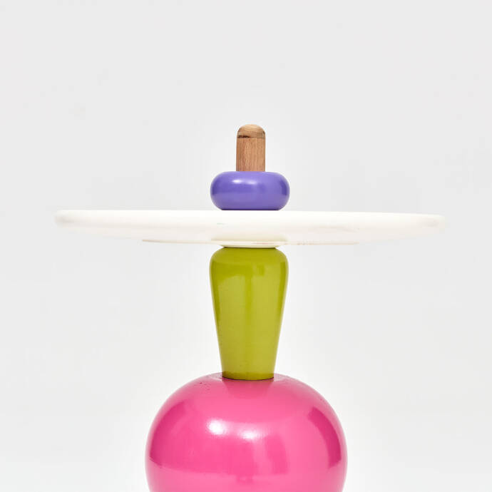 Hareketli Pembe Yan Sehpa - 7