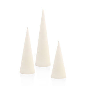 Iconic Krem Mum 31-21-16 cm Mum 3lü Set - TepeHome (1)