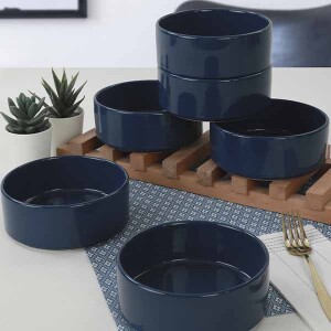 İndigo Mavi Çorba Kasesi 14 Cm 6 Ad - TepeHome
