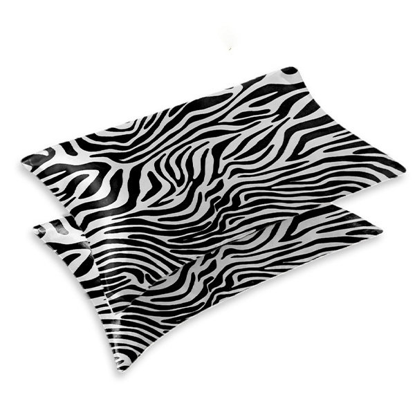 İpek Saten Güzellik Yastık Kılıfı Zebra - 2